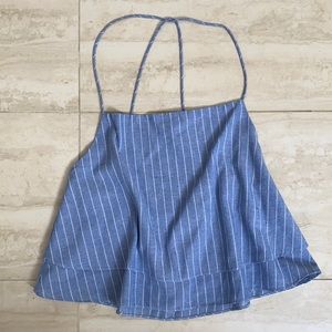 Super Down Spaghetti Strap tank top